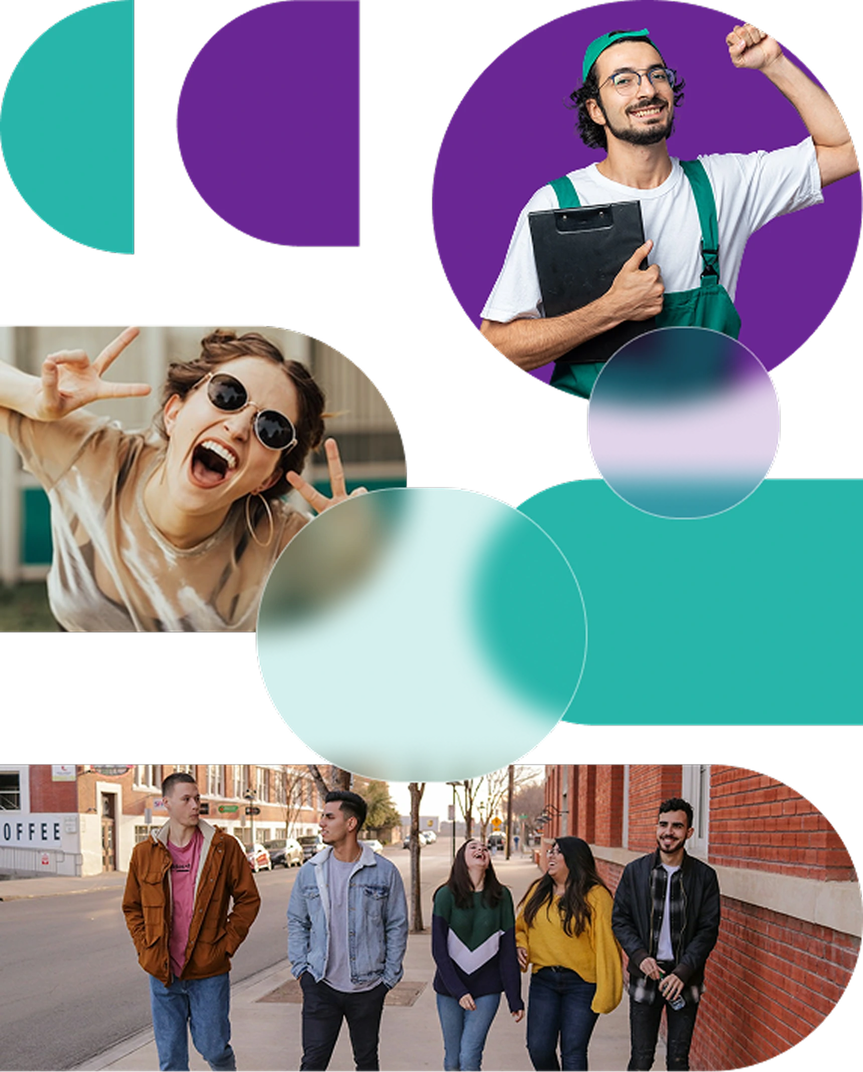 Composicion visual de acceso KUARA